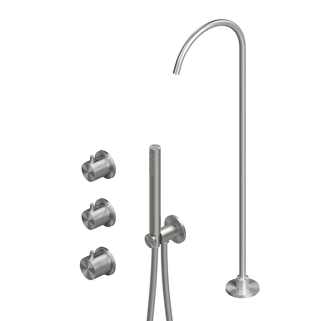 콰드로 2 WAY THERMOSTATIC(자동온도조절) 1249AS 매립욕조수전세트 SET1