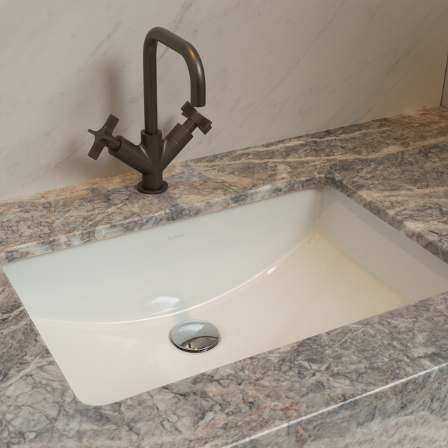 사각 언더카운터(언더볼) 세면기 600 이미지