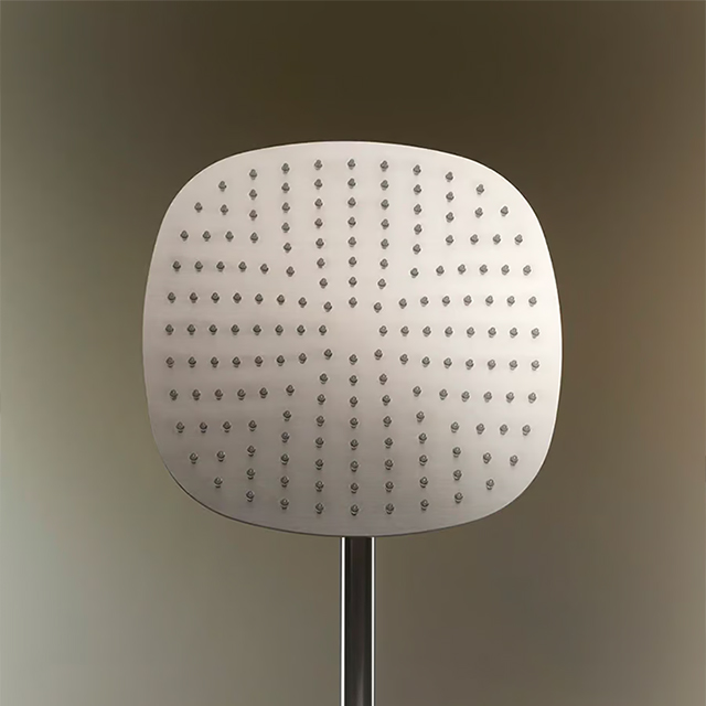 QUADRO SUPER 시리즈 라운드 사각 헤드샤워 (무광 스테인레스) 이미지