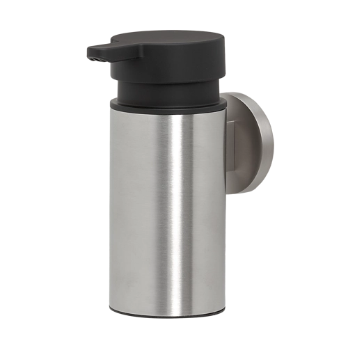 NOON 벽붙이 물비누 디스펜서 브러쉬드 스테인레스스틸 용량 135mm 이미지